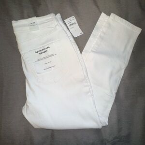 Good American Good Petite White Skinny Jeans